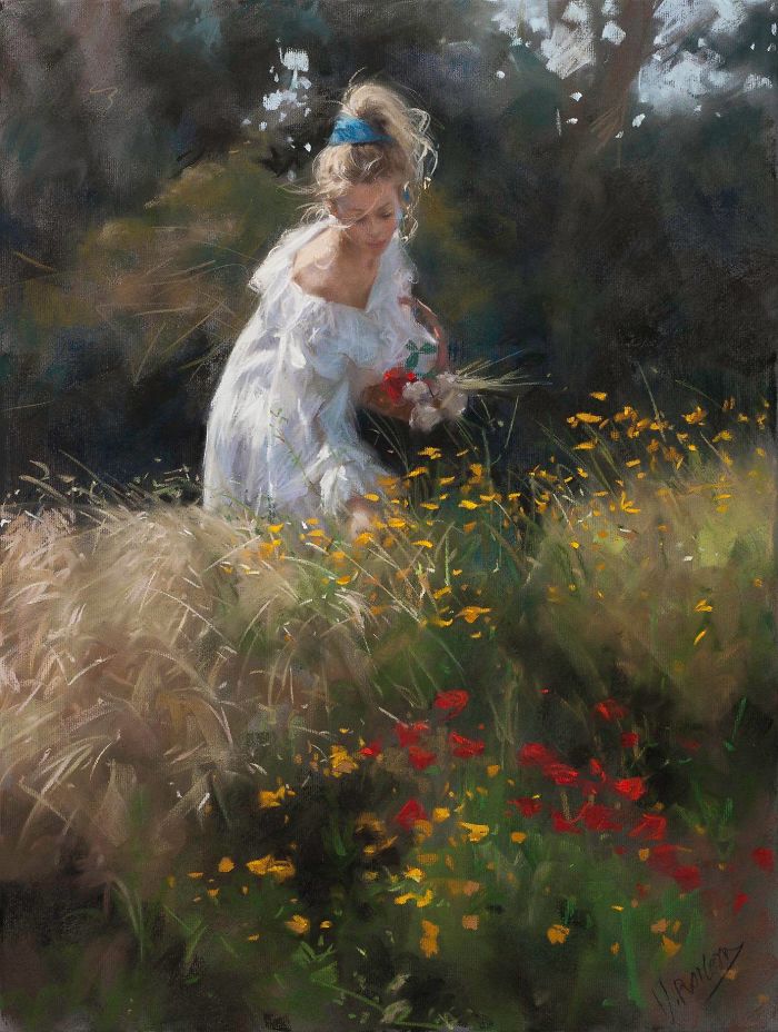Красота и сила женщин в картинах Vicente Romero Redondo Красота и сила женщин
