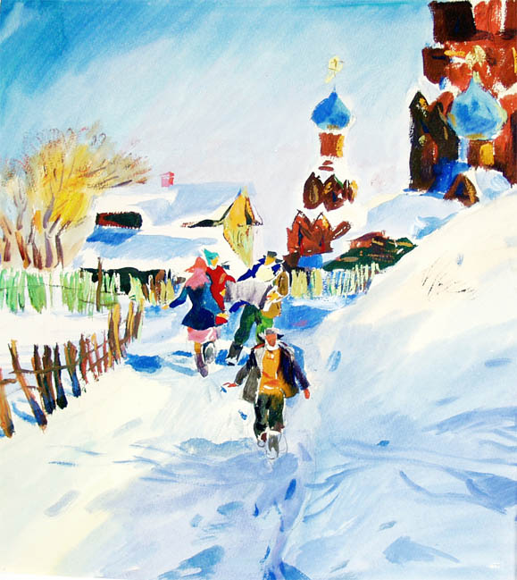 Анастасия Хохрякова - Масленица, 2006.