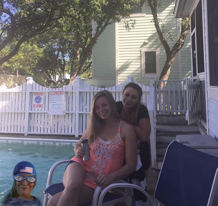 Friend Photoshops Herself Into Pictures