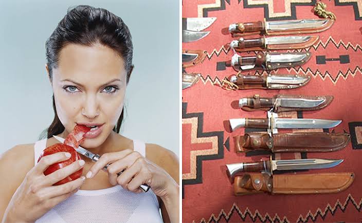 Кинжалы Анджелины и еще 8 странных и крутых хобби звезд