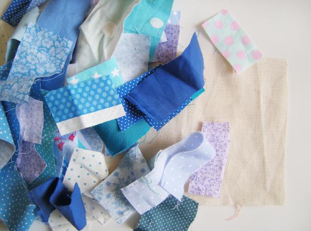 Интересный способ утилизации мелких лоскутков