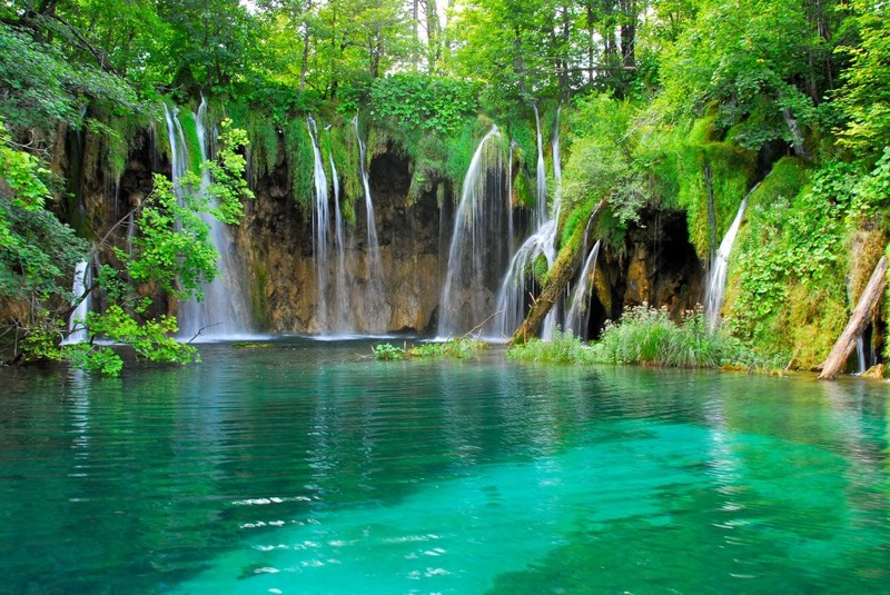 9. Плитвицкие озера в Хорватии красивые места, прекрасная планета, чудеса природы