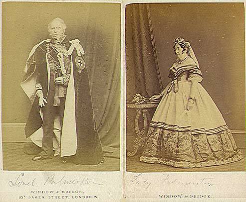 Лорд Пальмерстон с женой.