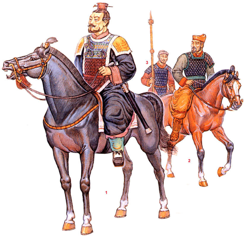  В 221 году до н. э. царство Цинь одержало победу над последним из шести своих противников и вся Поднебесная впервые объединилась под властью одного человека.-61