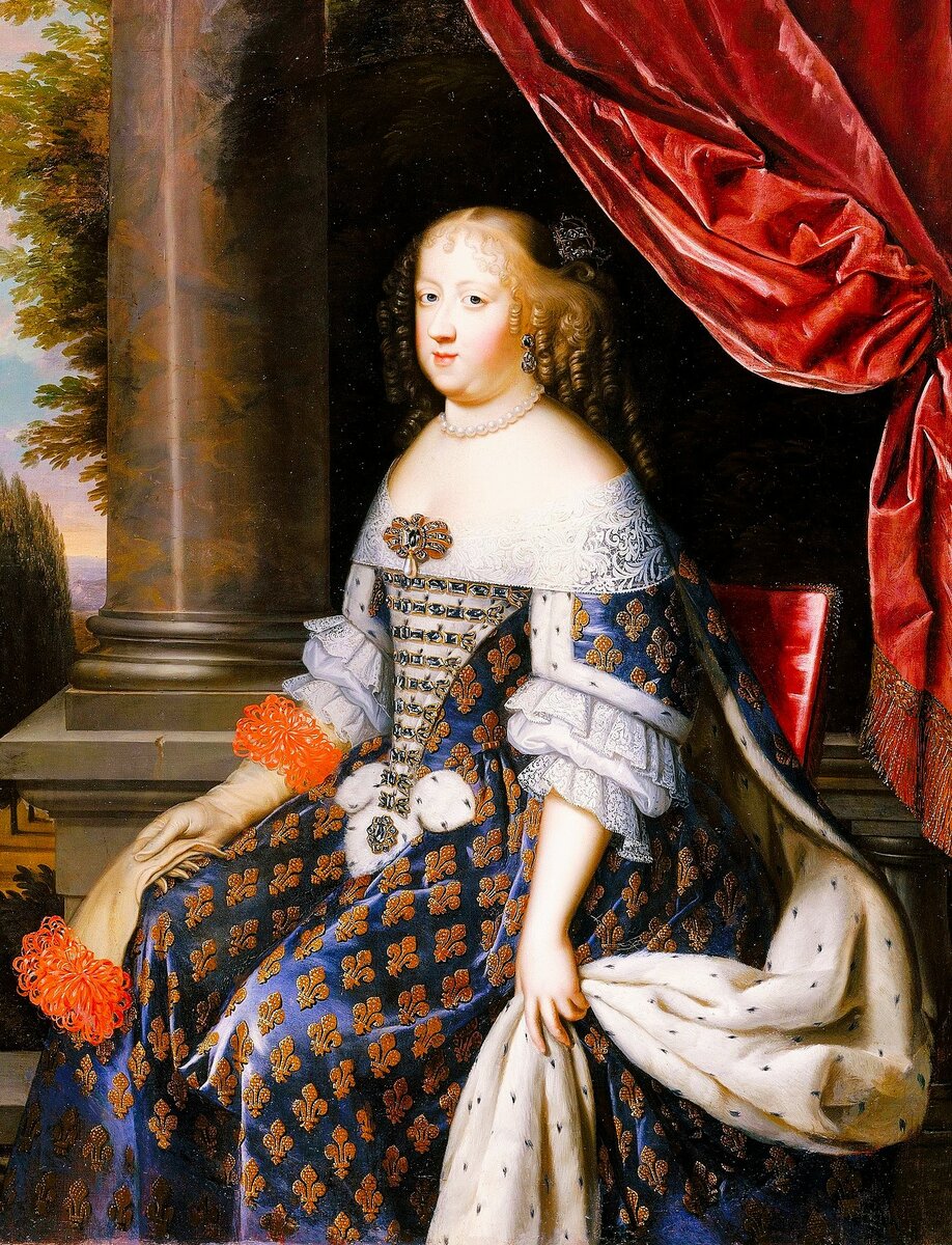 «Королева Мария Терезия», худ. Анри и Шарль Бобрун, 1665 год