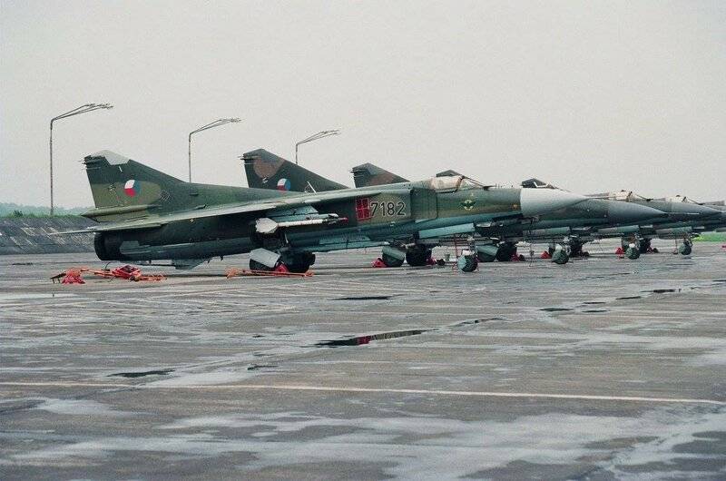 ПВО Чехословакии. Послевоенная истребительная авиация ввс
