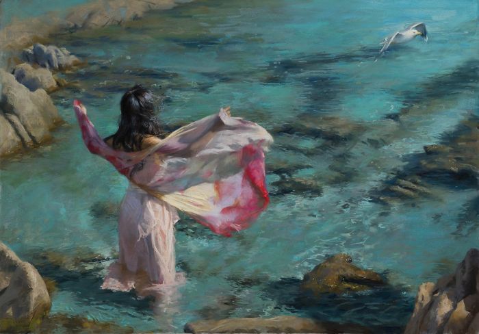 Красота и сила женщин в картинах Vicente Romero Redondo Красота и сила женщин