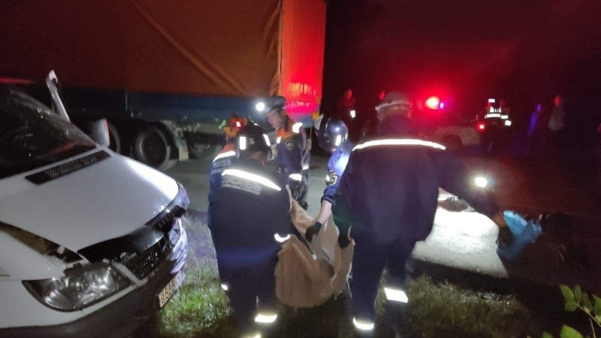 ФАН публикует фото с места смертельного ДТП с автобусом в Новошахтинске