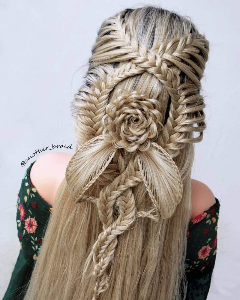 Это не просто косы, это - произведение искусства! ником, another_braid, художником, искусство, Сегодня, покажем, работы, девушки, Македонии, которую, хочется, назвать, парикмахером, Девушка, настоящее, страницу, инстаграме, которой, следят, более