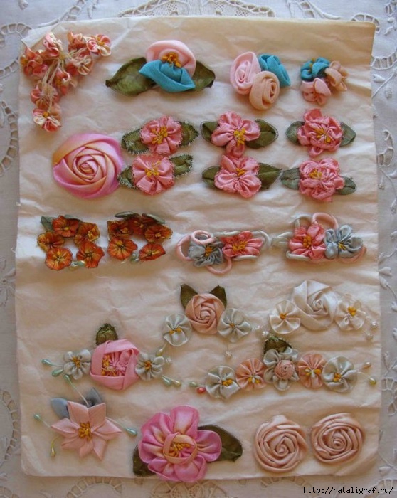 Вышить розу лентами Вышить розу лентами вышивка лентами,сделай сам,Хенд мейд