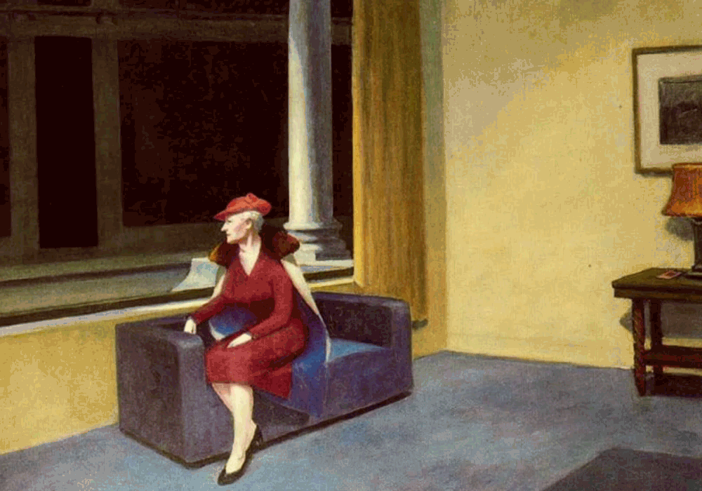 Orbitz, ожившие картины, Эдвард Хоппер, Edward Hopper