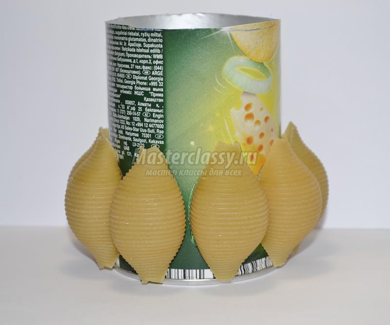 Создаём карандашницу — поделку из макарон своими руками Создаём карандашницу — поделку из макарон своими руками мастер-класс,поделки,рукоделие,своими руками,сделай сам,творчество