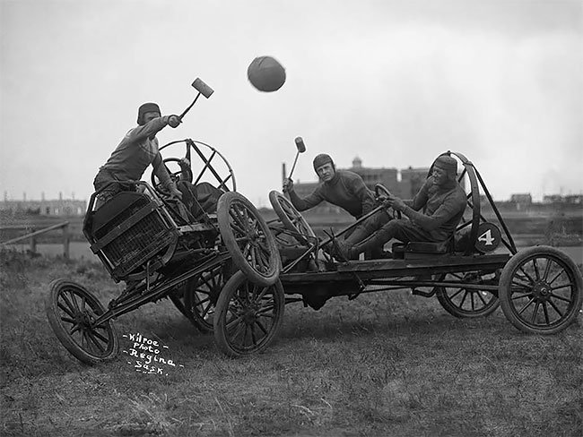 Автомобили вместо лошадей - Авто Поло начала 1900-х годов 