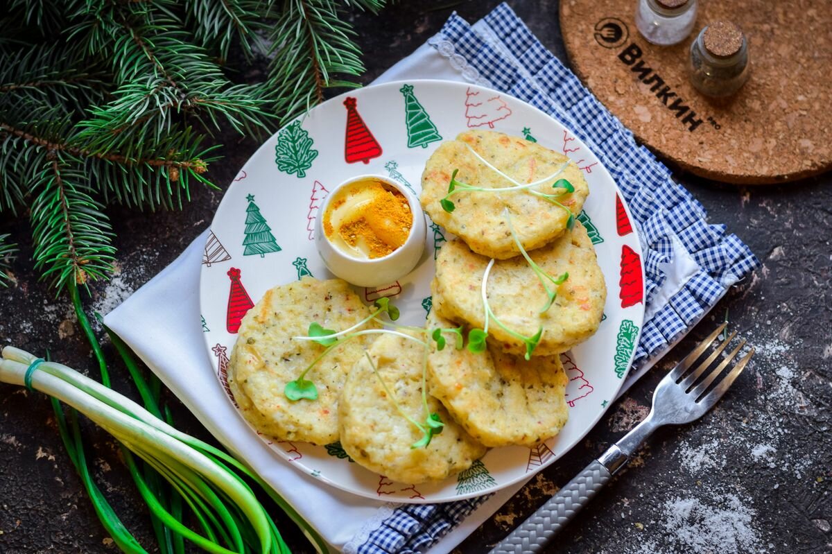 Лепешки из пшенной каши в духовке