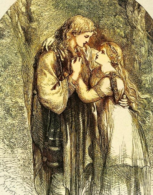 Иллюстрации к пьесе В.Шекспира, неизвестный художник