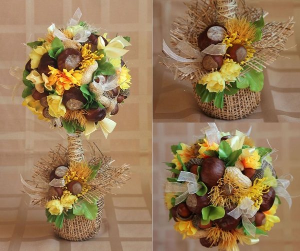 Яркие осенние поделки из каштанов Яркие осенние поделки из каштанов детские поделки,из каштанов,поделки с детьми,своими руками