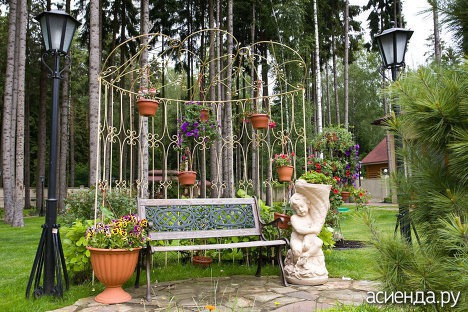 Площадка для отдыха на даче идеи