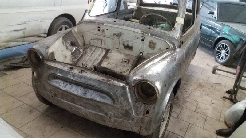Реставрация ЗАЗ 965А 1967 года выпуска 1967 год, ЗАЗ-965А, авто, реставрация