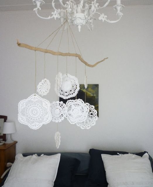 Если у вас завалялись вязаные салфетки Если у вас завалялись вязаные салфетки вязание,декор,женские хобби,интерьер,полезные советы +для домашнего хозяйства,рукоделие,своими руками