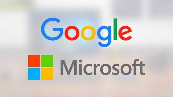 Совокупная выручка Google и Microsoft составила 0 млрд, превысив ожидания аналитиков ИноСМИ