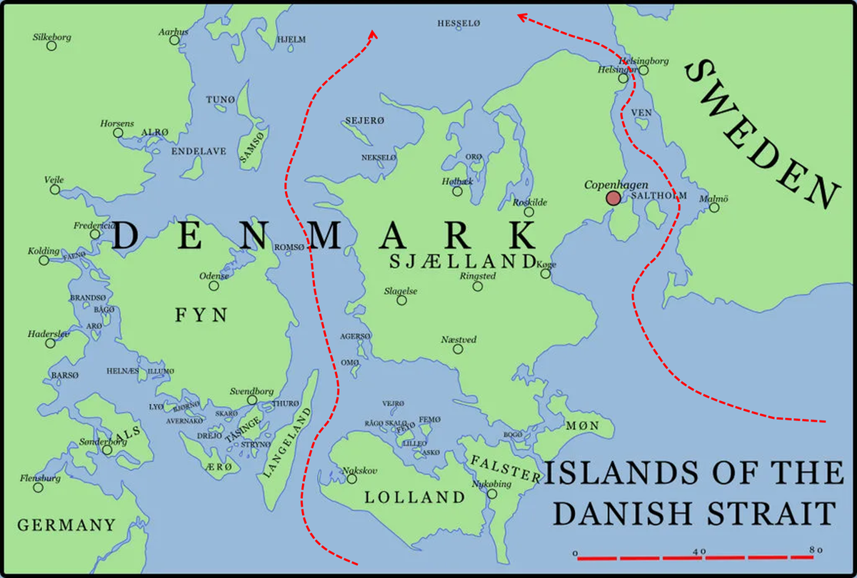 Про Датские проливы и заливы геополитика