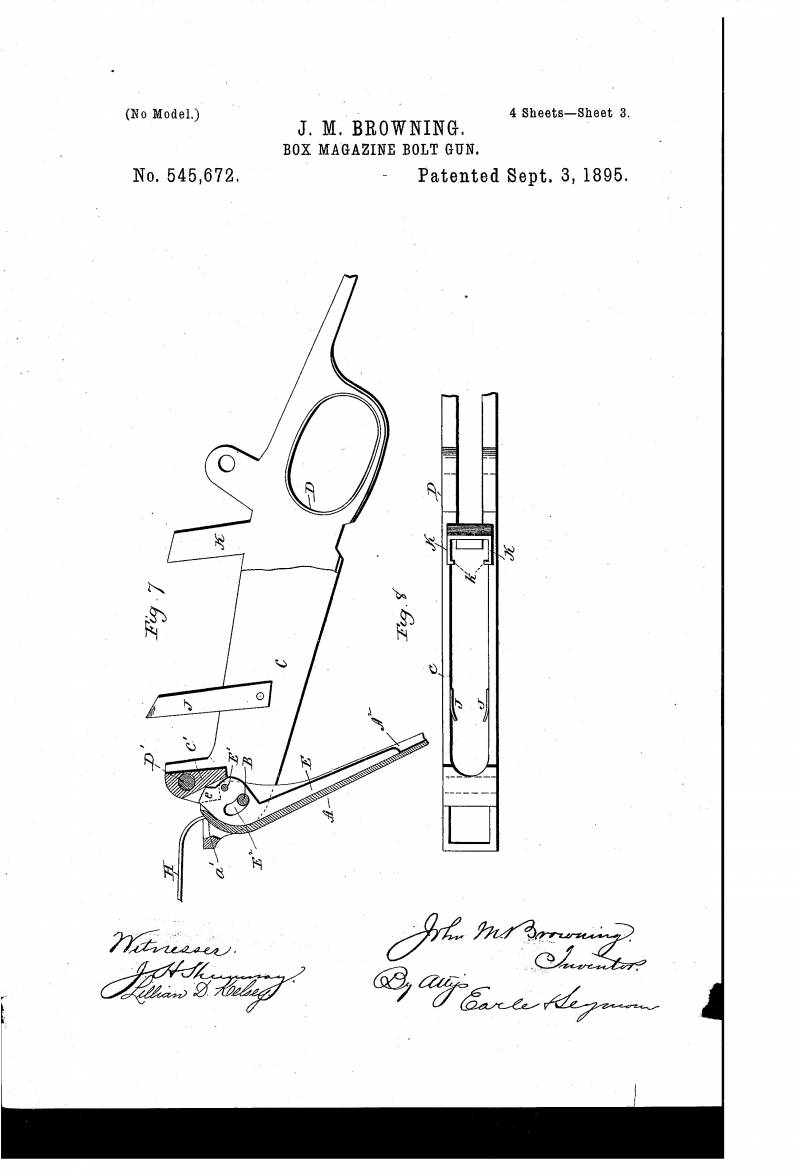 Еще один опытный браунинг оружие