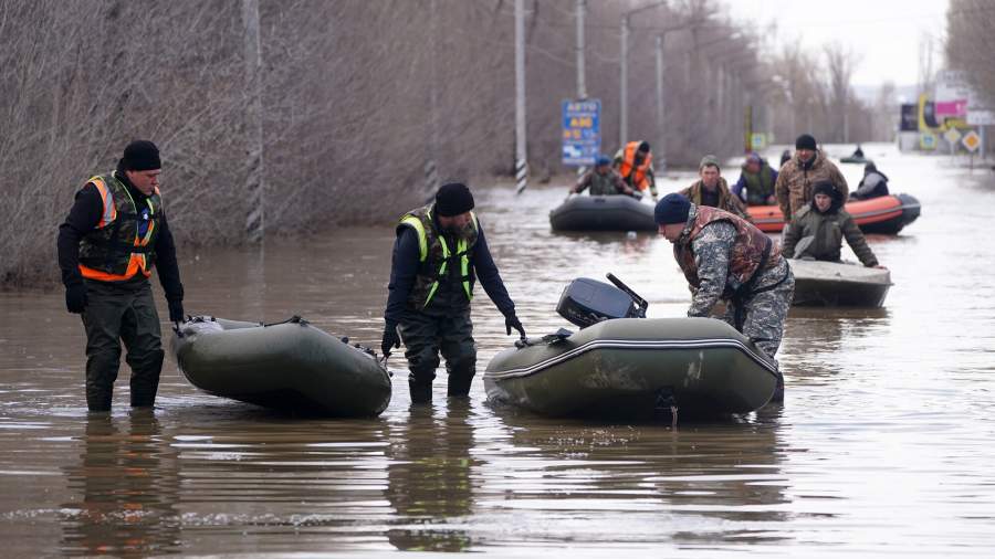 Из подтопленных районов Оренбургской области эвакуированы 7,8 тыс. человек