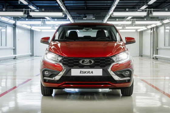 Lada Iskra уже появилась в салонах, но вовсе не для продаж и не для тест-драйвов, а для фотосессий