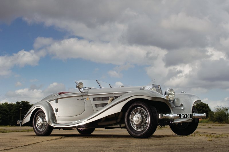 Mercedes-Benz 540 K Special Roadster 1934 года. олдтаймер, ретро автомобили