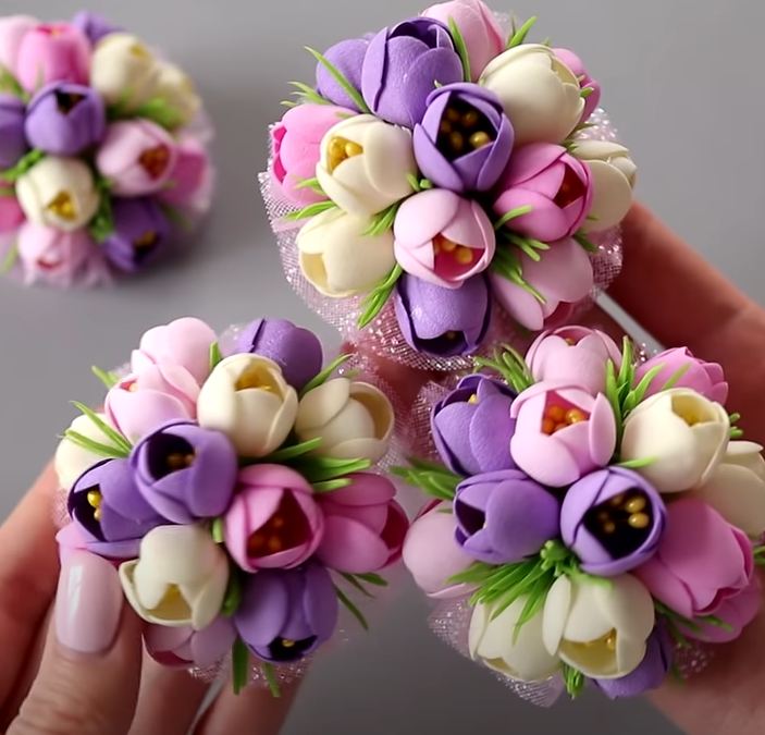 Как сделать цветы из фоамирана своими руками