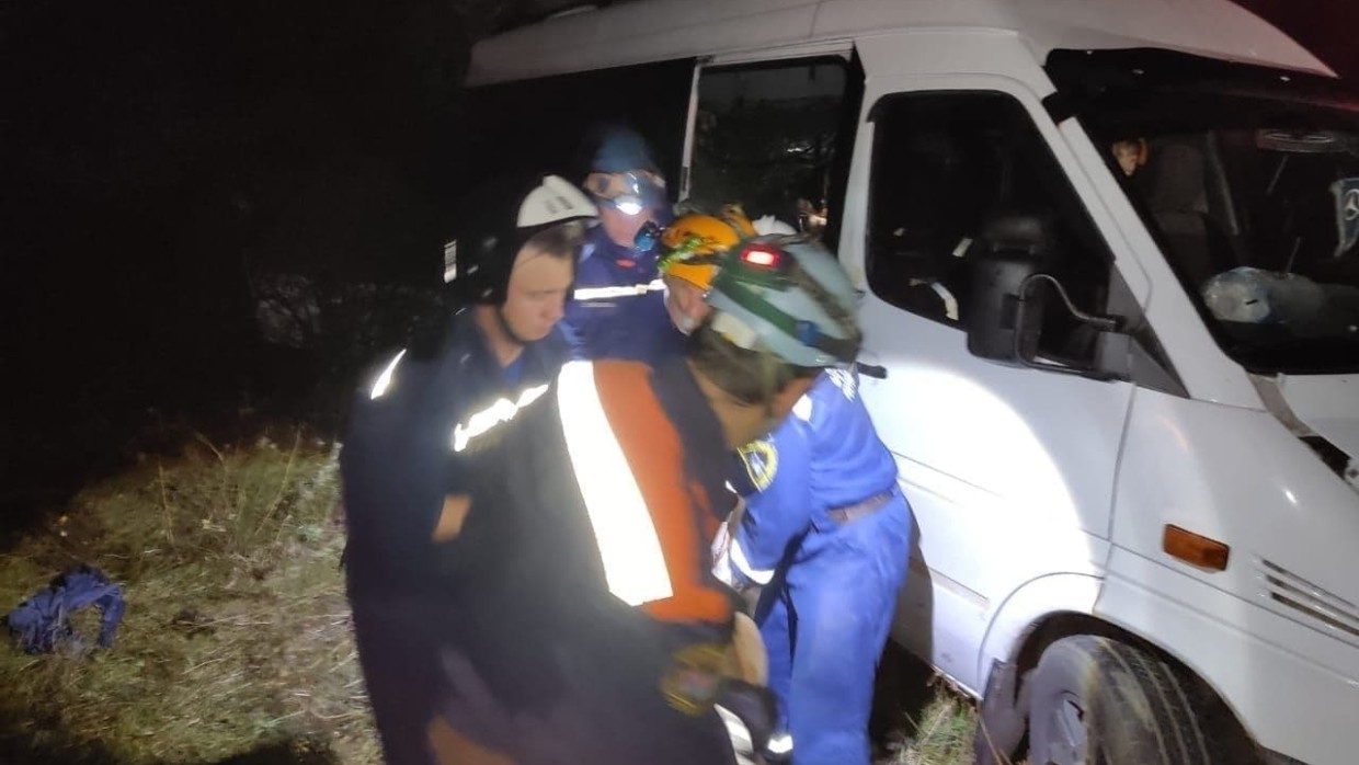 ФАН публикует фото с места смертельного ДТП с автобусом в Новошахтинске Происшествия