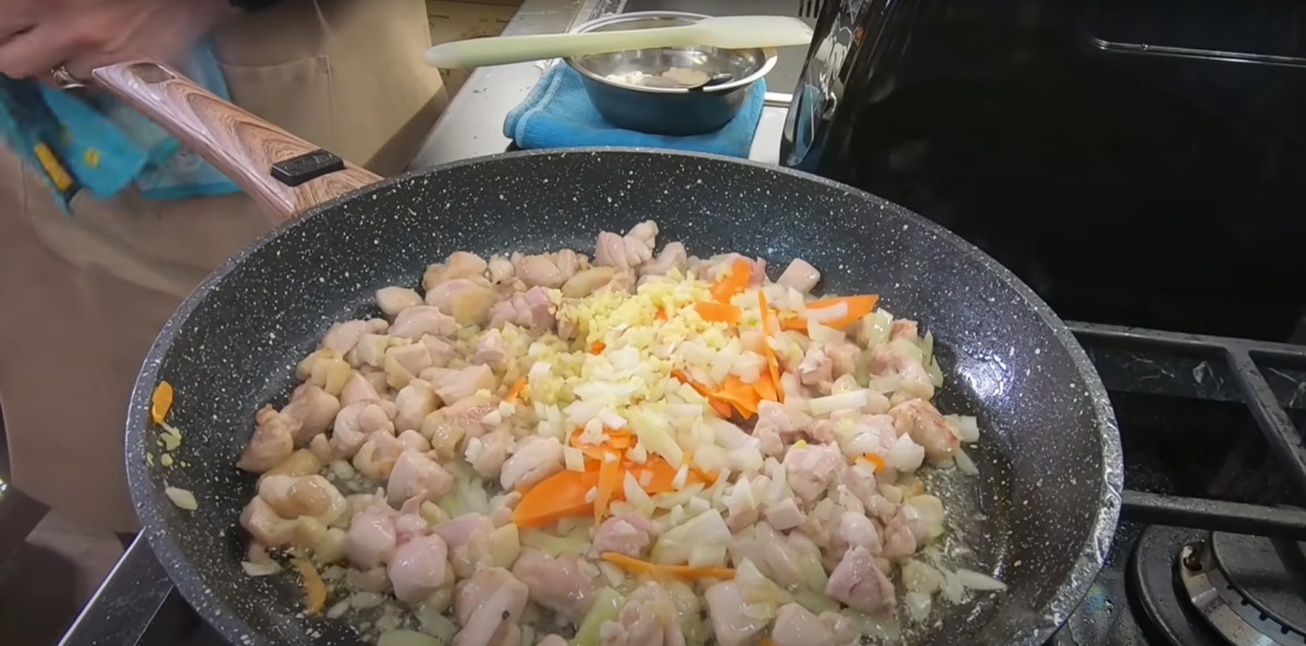 Мясо с овощами