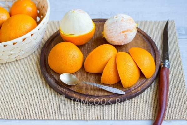 Почистить апельсин