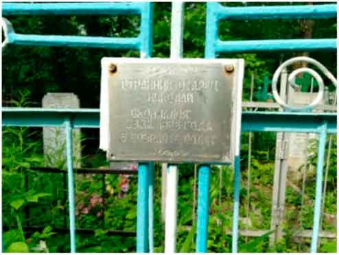 Могила Николая-II на кладбище Красная Этна