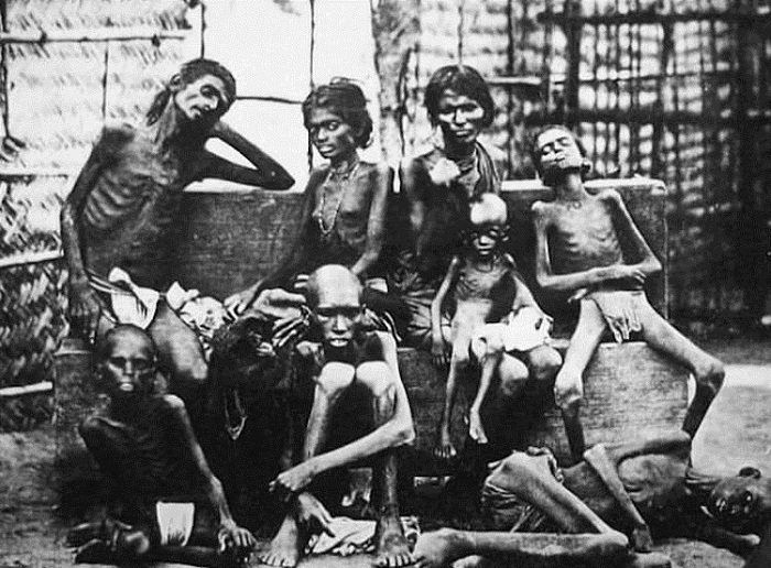Англичане неоднократно устраивали голод в Бенгали, вплоть до сороковых годов двадцатого века, когда под предлогом войны с Японией из края вывезли все запасы риса.