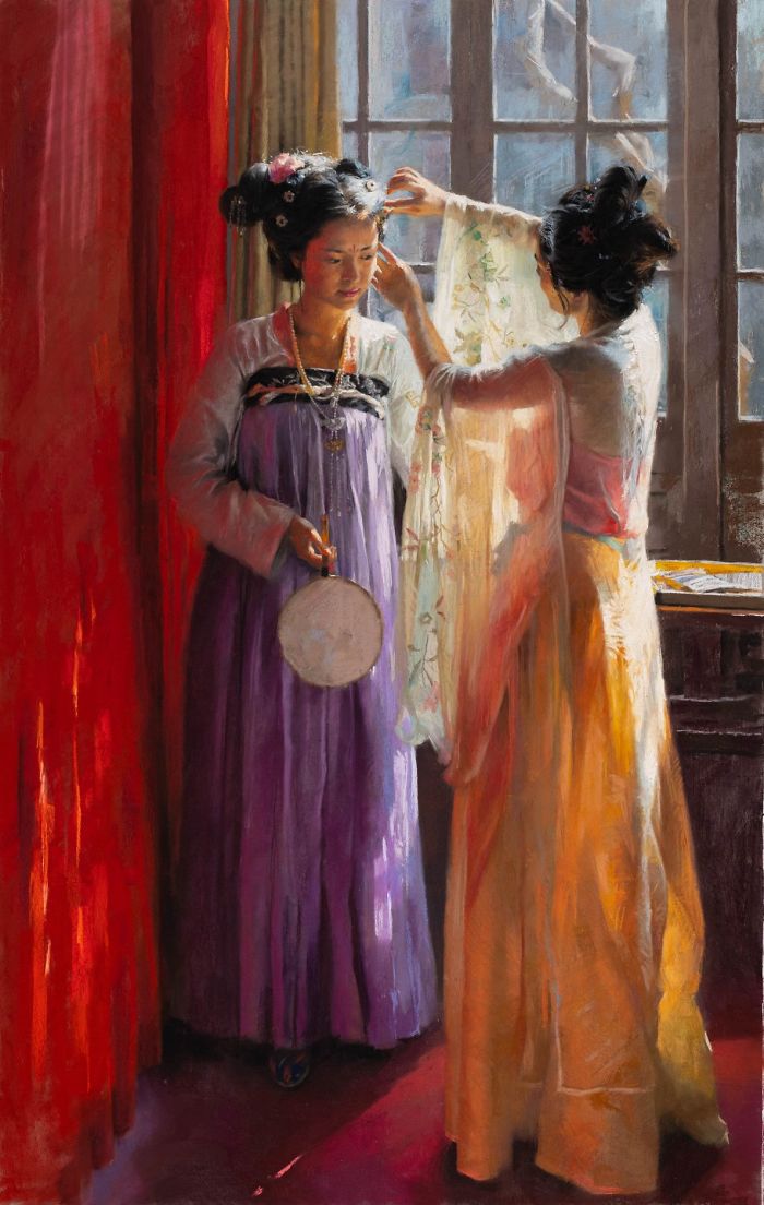 Красота и сила женщин в картинах Vicente Romero Redondo Красота и сила женщин