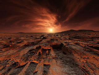 Невероятно красивый полёт над поверхностью Марса
