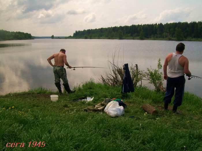 Рыбалка на карасевом пруду