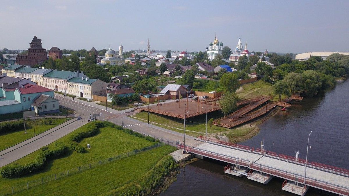 Набережная в зарайске фото