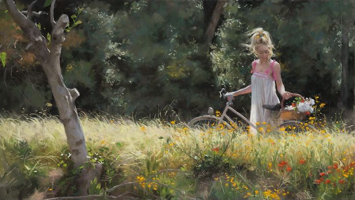 Красота и сила женщин в картинах Vicente Romero Redondo Красота и сила женщин