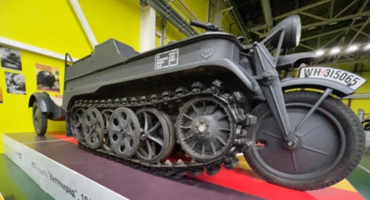 NSU Kettenkrad — военный немецкий полугусеничный мотоцикл для горной пехоты Автомобили