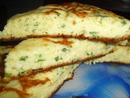 Ленивые хачапури быстрого приготовления с сыром на сковороде