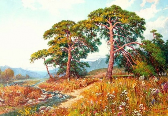 Моя любовь стала светлой рекой 