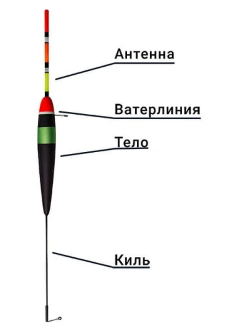 Строение поплавка. Источник: https://yandex.ru/images