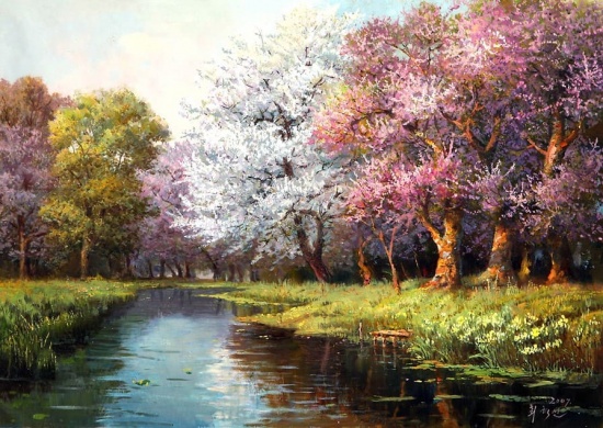 Моя любовь стала светлой рекой 