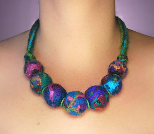 Бусы из Ничего — 25 фото идей для вдохновения Бусы из Ничего — 25 фото идей для вдохновения очумелые ручки