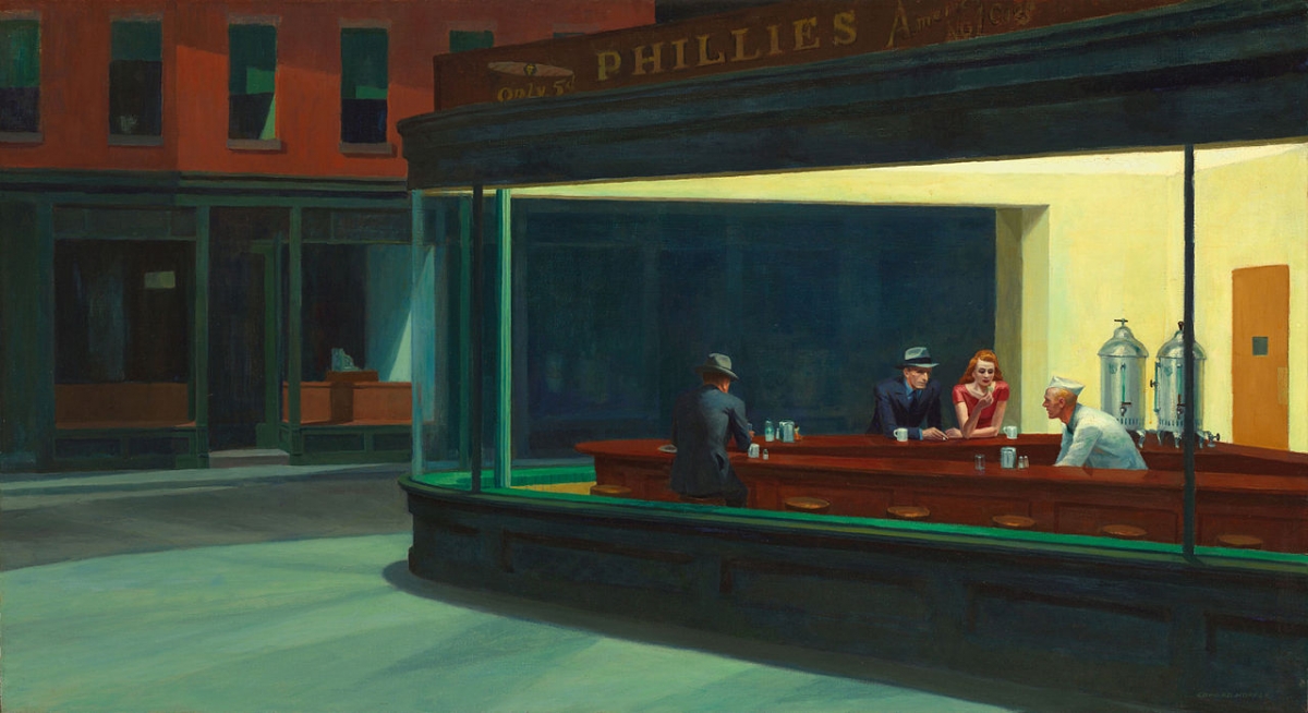 ожившие картины, Эдвард Хоппер, Edward Hopper