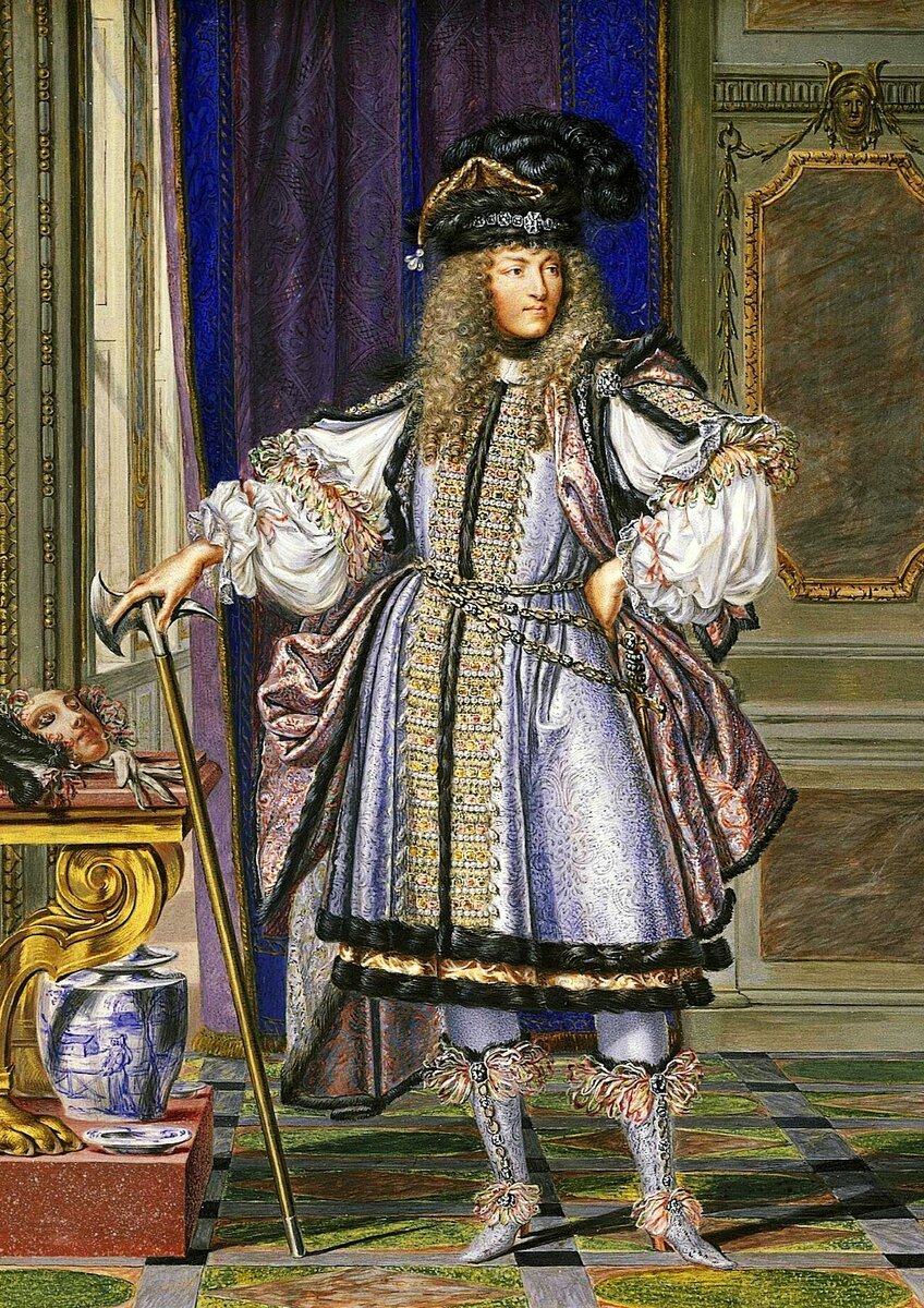 «Король Людовик XIV в польском костюме», худ. Джозеф Вернер Младший, 1664 год