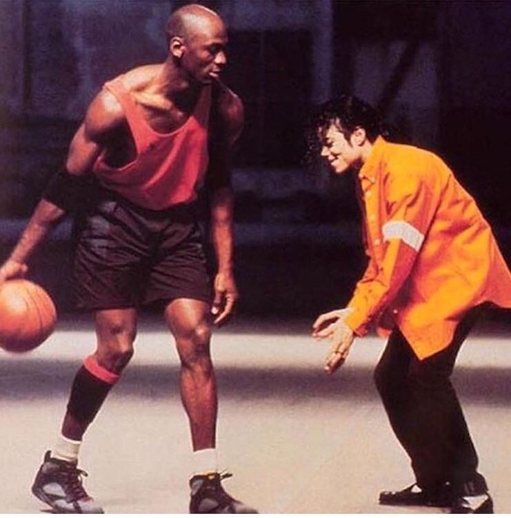 Майкл Джордан играет против Майкла Джексона, 1992 история, люди, события