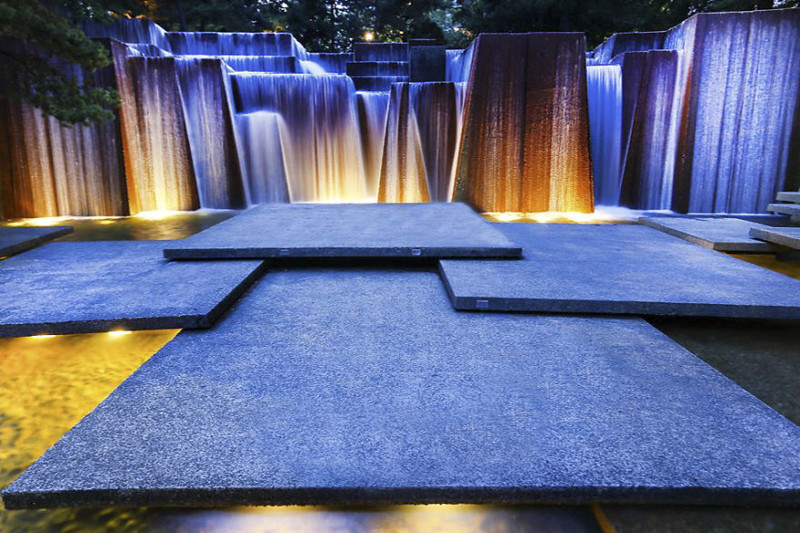 Фонтан Келлер, Портленд, США город, достопримечательность, интересное, мир, подборка, страна, фонтан, фото